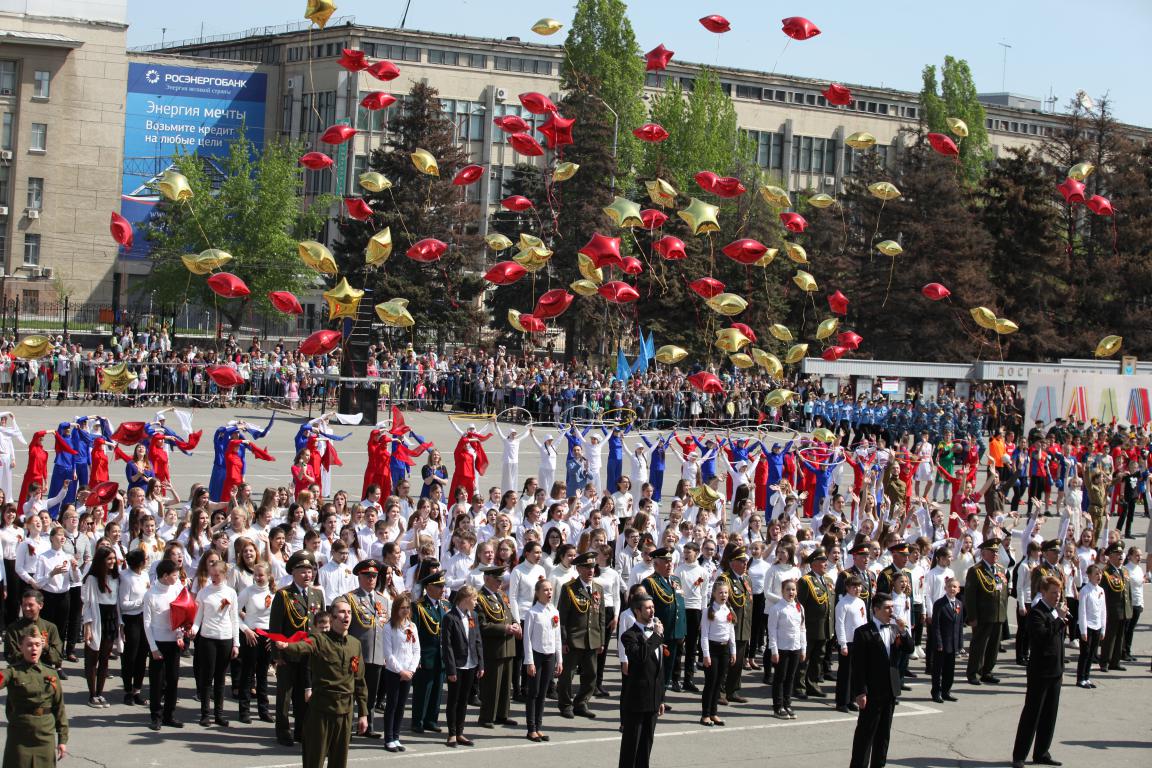 Ансамбль восточного танца «Васанти» приняли участие в акции «Парад Победителей»