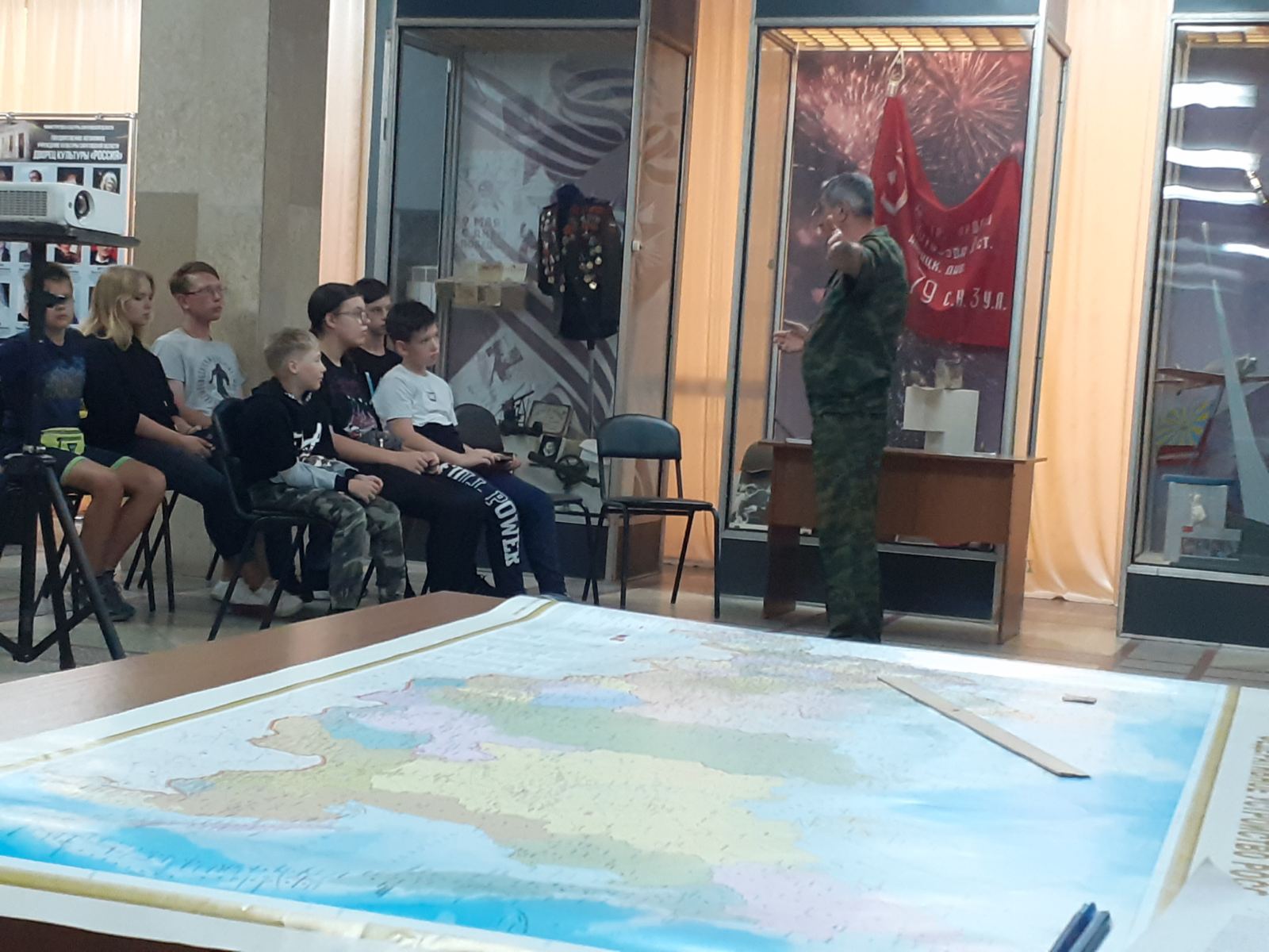 Урок мужества ко Дню Курской битвы от военно-патриотического клуба «Отвага»