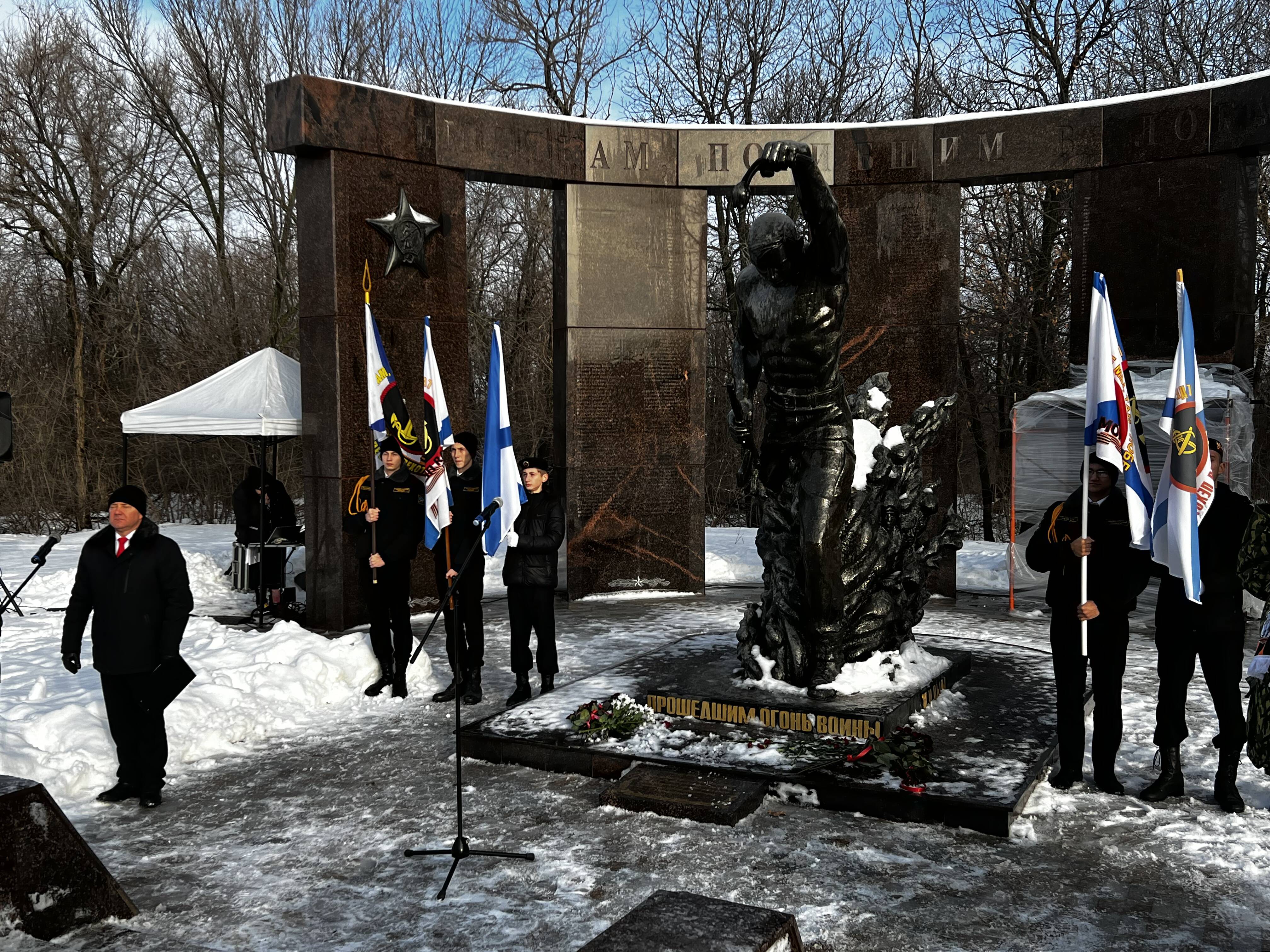 Торжественное мероприятие, посвященное 318-ой годовщине создания Морской пехоты России