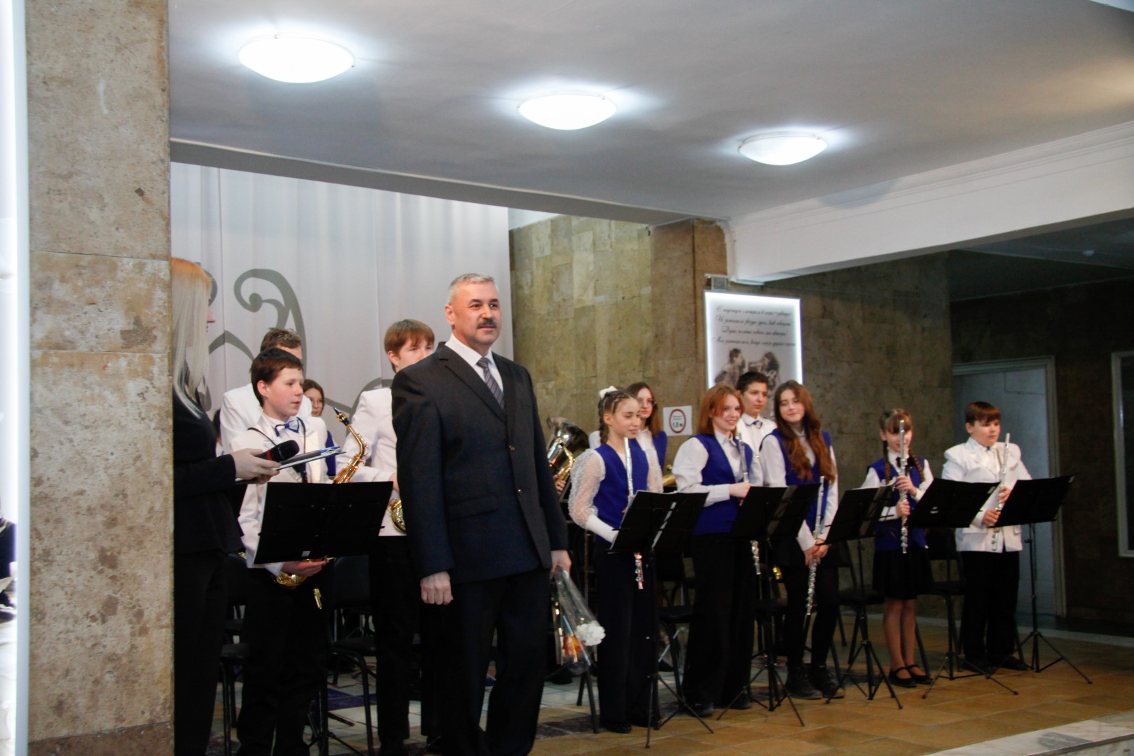 Отчетный концерт «Народного коллектива» Детского духового оркестра