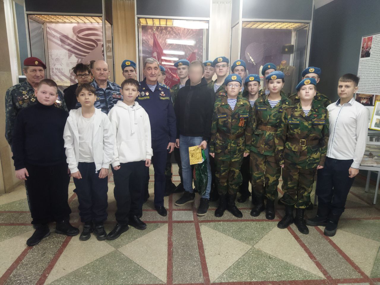 Урок мужества прошёл во  Дворце культуры «Россия».