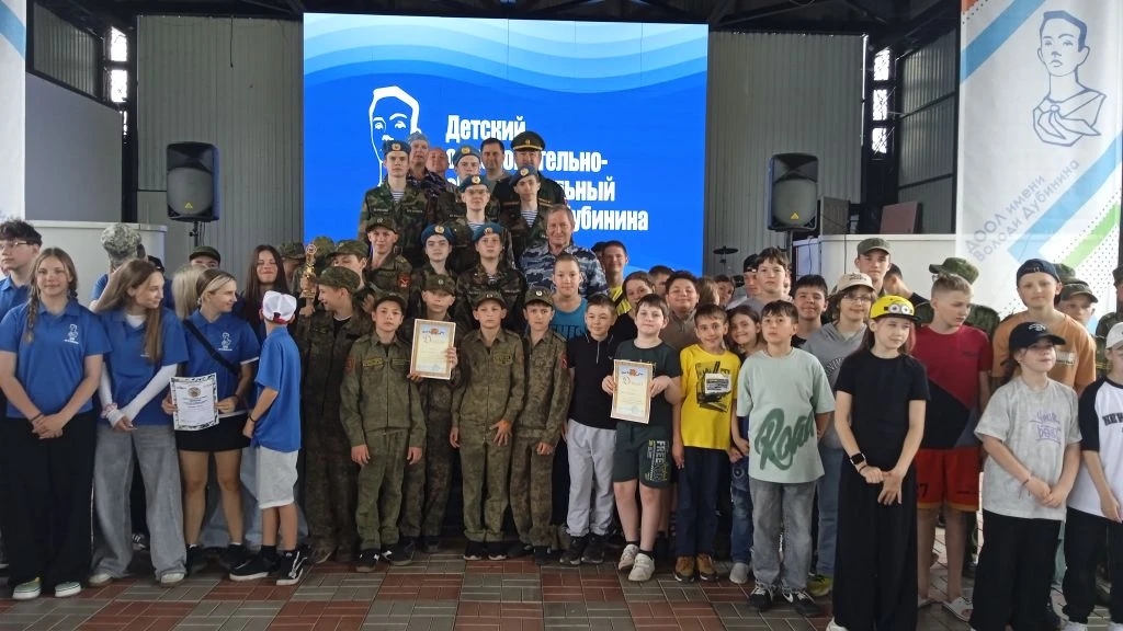 В детском оздоровительном легере прошла военно-спортивная эстафета.