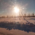 Шкурин Кирилл, г Саратов.
"Морозный солнечный день в деревне."