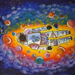 Кушнарева Анастасия, Саратовская область, р.п. Базарный Карабулак, государственное бюджетное учреждение дополнительного образования «Базарно-Карабулакская детская школа искусств». Руководитель - Дементьева Н.А. Название работы: «Космонавт». Диплом III степени.