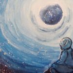 Ботенко Варвара, Саратовская область, Татищевский район,
п. Садовый. Руководитель - Доброта И.А., преподаватель муниципального бюджетного учреждения дополнительного образования «Детская школа искусств Татищевского муниципального района Саратовской области». Название работы: «Необъятные просторы Вселенной». Диплом III степени.