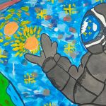 Евтеева Вероника, Саратовская область, Энгельсский район,
с. Заветы Ильича. Руководитель - Евтеева Е.Э. Название работы: «Взгляд космонавта». Диплом III степни.