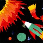 Бляшкина Екатерина, Саратовская область, г. Красноармейск. Руководитель - Костогрызова Н.А. Название работы: «Космические красоты». Диплом III степени.