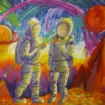 Куприянова Анастасия, Саратовская область, Воскресенский район, с. Воскресенское. Руководитель Зубашенко С.А. Название работы: «Комочки планеты». Диплом III степени.