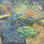 Печерский Роман, Саратовская область, Татищевский район,
п. Садовый. Руководитель - Доброта И.А., преподаватель муниципального автономного учреждения дополнительного образования «Детская школа искусств Татищевского муниципального района Саратовской области». Название работы: «Звездолет во Вселенной». Диплом III степени.