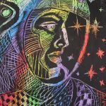 Рындина Эвелина, Саратовская область, г. Красноармейск. Руководитель - Топал Р.А. Название работы: «Космонавт». Диплом II степени.