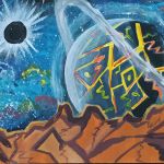 Жумабекова Ирада, г. Саратов. Руководитель - Богайчук Н.И. Название работы: «Неизведанные дали». Диплом I степени