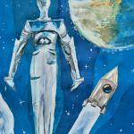 Тагунова Виолетта, Саратовская область, г. Балаково, муниципальное автономное учреждение дополнительного образования «Балаковская детская художественная школа им. В.И. Задорожного». Руководитель - Каманова А.Е. Название работы: «Космический прогресс». Диплом II степени.