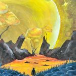 Ан Мария, Саратовская область, Энгельсский район,
п. Новопушкинское. Руководитель - Пшеничная Ю.А. Название работы: «Космический странник». Диплом III степени.